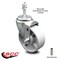 Service Caster 4 Inch Semi Steel Wheel Swivel 3/8 Inch Threaded Stem Caster SCC-TS20S414-SSS-381615 - alternate 4